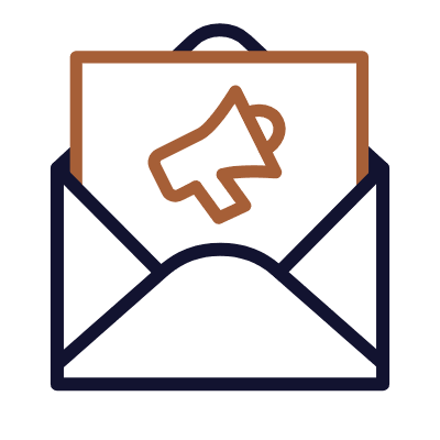 wired outline 3094 marketing letter hover pinch